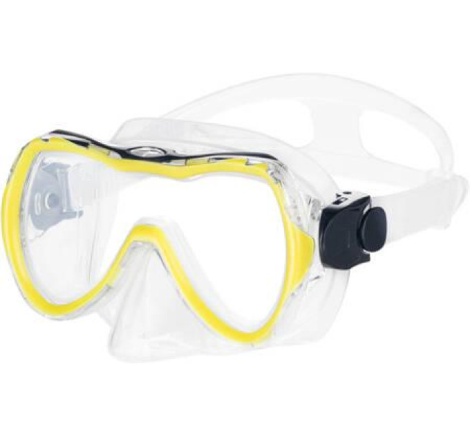 Маска для плавання Aqua Speed ENZO 6073 жовтий, прозорий Уні OSFM 269-18