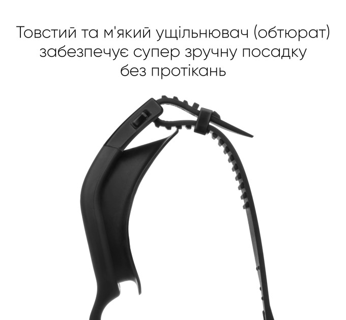 Окуляри для плавання Renvo Sangan Уні Anti-fog Чорний OSFM (2SG320-01)