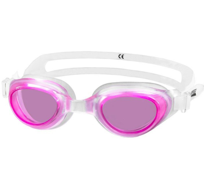 Окуляри для плавання Aqua Speed AGILA JR 033-27 Рожево-прозорі (5908217629241)