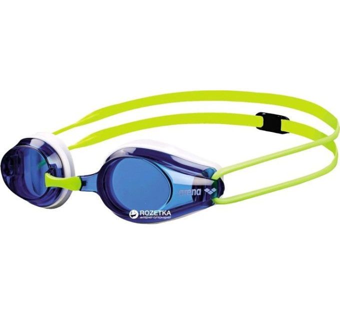 Окуляри для плавання Arena TRACKS JR синій, білий, салатовий Діт OSFM 1E559-036