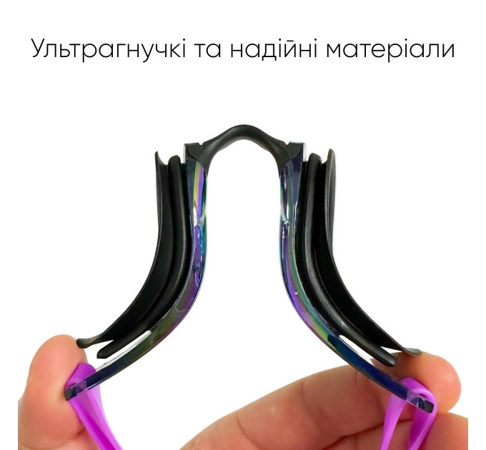 Окуляри для плавання Renvo Alat Pro Уні Anti-fog Фіолетовий OSFM (2SG610-0905)