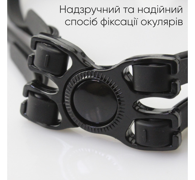 Окуляри для плавання Renvo Anda Pro Уні Anti-fog Чорний OSFM (2SG510-01)