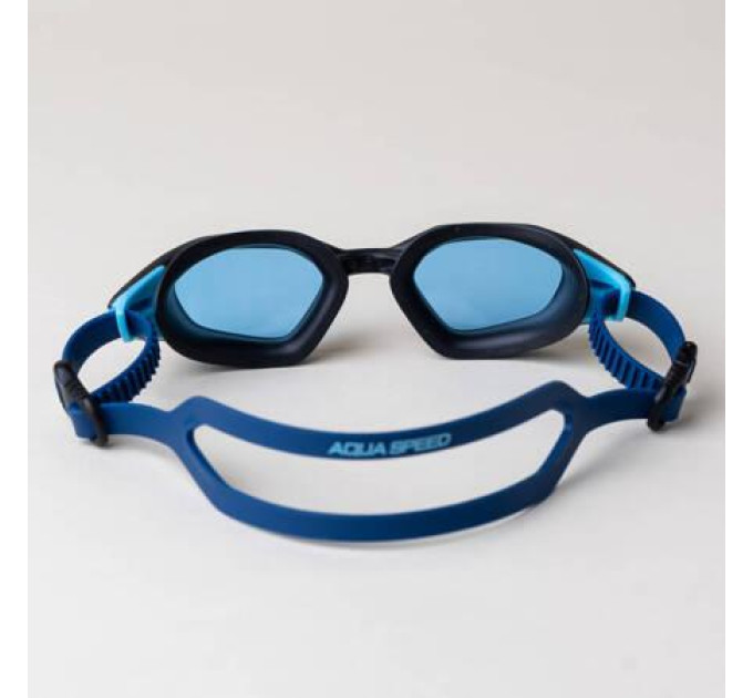 Окуляри для плавання Aqua Speed CYCLONE 61434 синій Уні OFSM 5905718614349