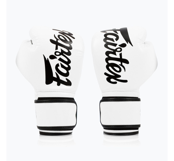 Боксерські рукавиці Fairtex BGV14 White 10 унцій (бинти в комплекті)