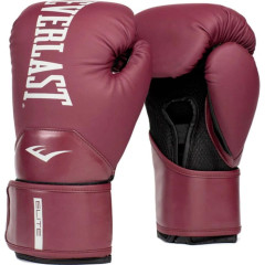 Боксерські рукавиці Everlast ELITE 2 BOXING GLOVES бордовий Уні 10 унцій P00003300 10