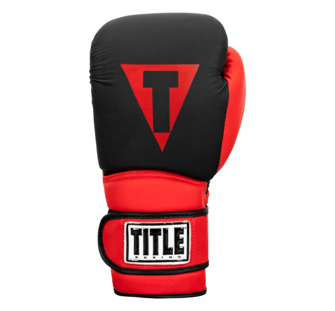 Боксерські рукавиці TITLE Boxing Guts and Glory Black/Red L 14oz (бинти 4м. в комплекті)