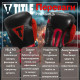 Боксерські рукавиці TITLE Boxing All Heart Bag Gloves 2.0 Black/Red 12 oz (бинти 4м. в комплекті)