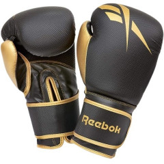 Боксерські рукавички Reebok Boxing Gloves чорний, золото Чол 16 унцій RSCB-11117GB Боксерські рукавички Reebok Boxing Gloves чорний, золото Чол 16 унцій RSCB-11117GB