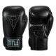 Боксерські рукавиці TITLE Boxing Vegan Gloves Black 16 oz (капа в комплекті)