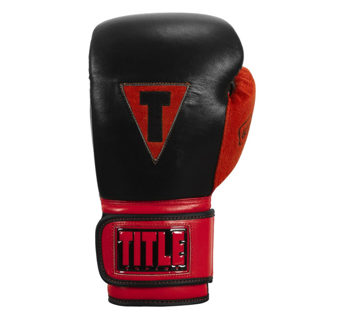 Боксерські рукавиці TITLE Boxing All Heart Bag Gloves 2.0 Black/Red 14 oz (бинти 4м. в комплекті)