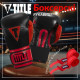 Боксерські рукавиці TITLE Boxing All Heart Bag Gloves 2.0 Black/Red 14 oz (бинти 4м. в комплекті)