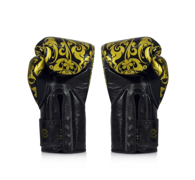 Боксерські рукавиці Fairtex BGVG2 Velcro Black 14 унцій (бинти в комплекті)