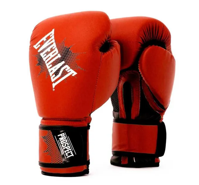 Боксерські рукавиці Everlast Prospect Gloves Червоний Чорний 8 унцій (820260-70-4)