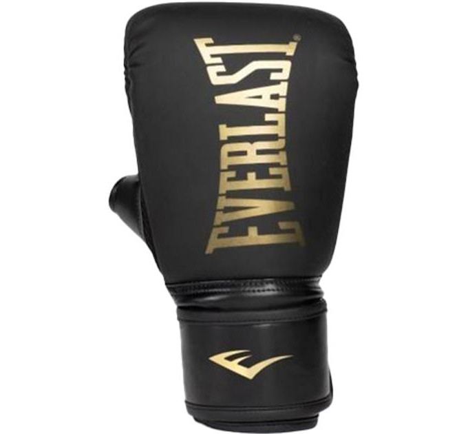 Боксерські рукавиці Everlast CARDIO ELITE BAG GLOVES чорний, золотий Уні S/M P00003319