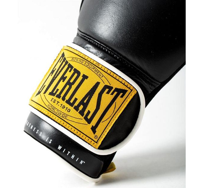 Боксерські рукавиці Everlast 1910 CLASSIC TRAINING GLOVE чорний Уні 14 унцій P00001711