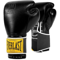 Боксерські рукавиці Everlast 1910 CLASSIC TRAINING GLOVE чорний Уні 14 унцій P00001711