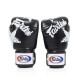 Боксерські рукавиці Fairtex BGV1 Nation Print Black 14 унцій (бинти в комплекті)