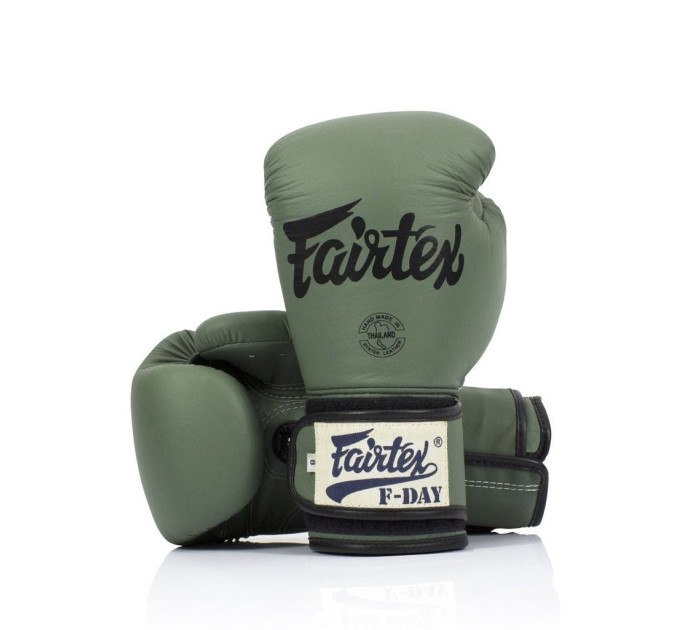Боксерські рукавиці Fairtex BGV11 Green 12 унцій (бинти в комплекті)