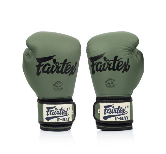 Боксерські рукавиці Fairtex BGV11 Green 12 унцій (бинти в комплекті)