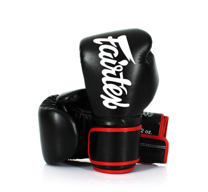 Боксерські рукавиці Fairtex BGV14 Black 12 унцій (бинти в комплекті)