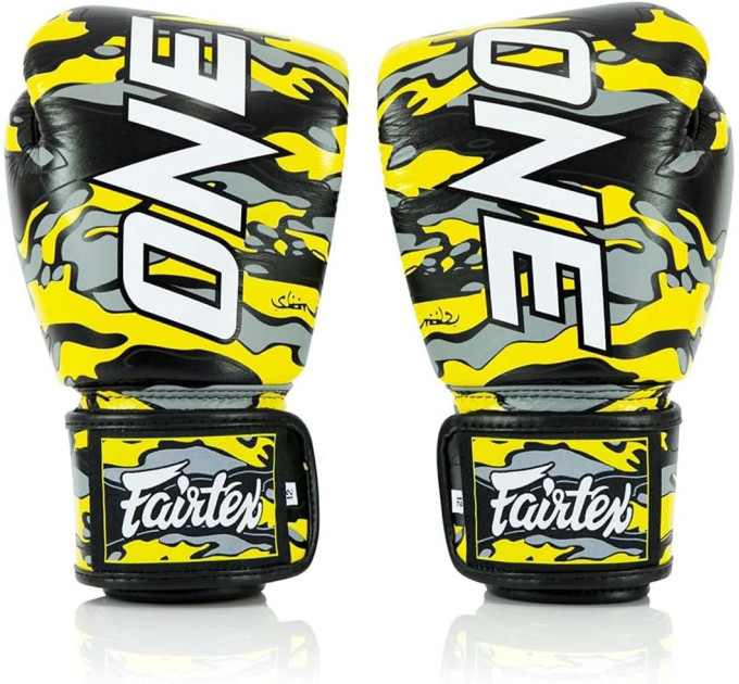 Боксерські рукавиці Fairtex BGV-ONE X STBG (натуральна шкіра) 12 унцій (бинти в комплекті)