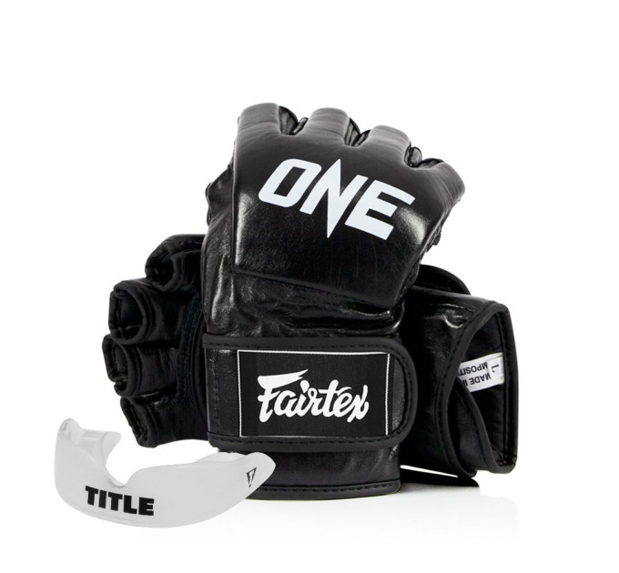 Рукавиці для ММА Fairtex FGV12 ONE Black M Рукавиці для ММА Fairtex FGV12 ONE Black M