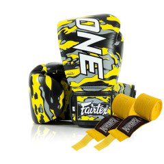Боксерські рукавиці Fairtex BGV-ONE X STBG (натуральна шкіра) 12 унцій (бинти в комплекті)