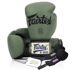 Боксерські рукавиці Fairtex BGV11 Green 12 унцій (бинти в комплекті)