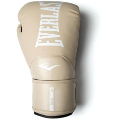 Боксерські рукавиці Everlast ELITE 2 BOXING GLOVES бежевий, чорний Уні 10 унцій P00003315
