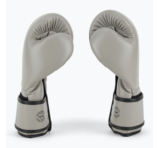 Боксерські рукавиці Fairtex BGV14 Grey 12 унцій (бинти в комплекті)