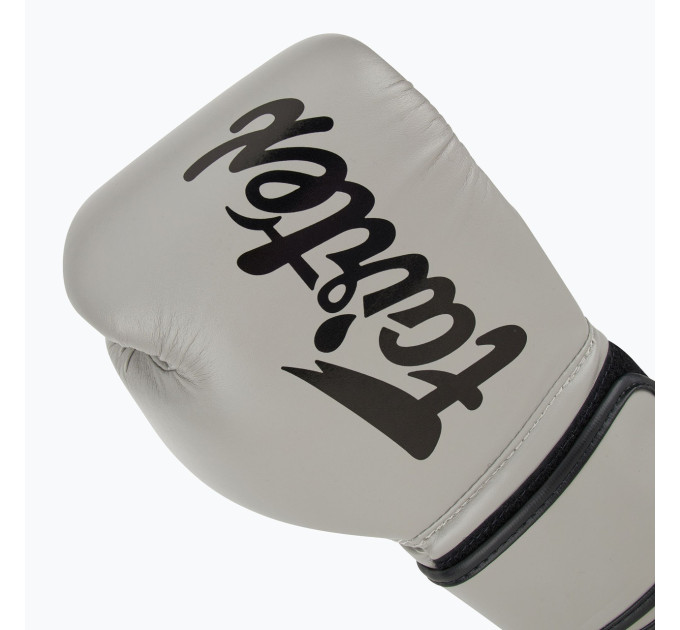 Боксерські рукавиці Fairtex BGV14 Grey 12 унцій (бинти в комплекті)