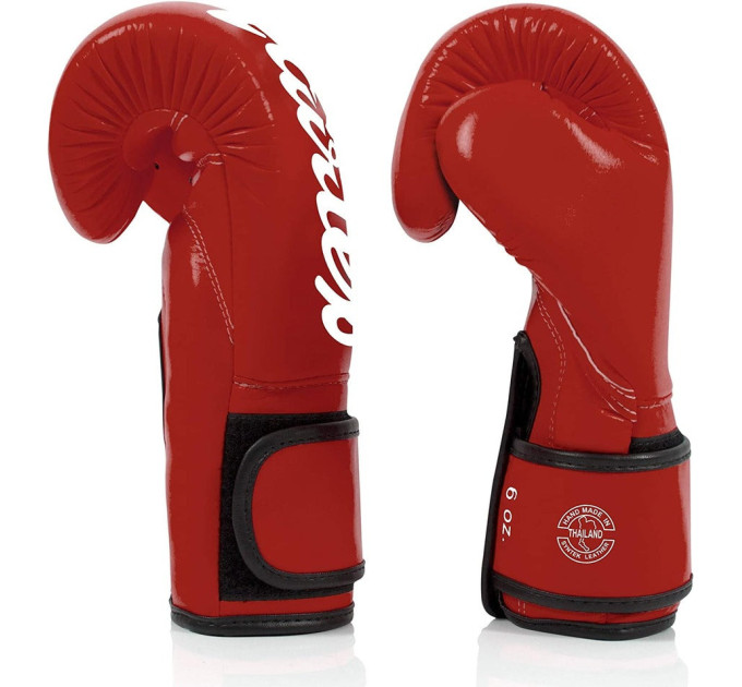 Боксерські рукавиці Fairtex BGV14 Red 16 унцій (бинти в комплекті)