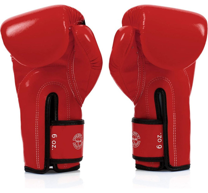 Боксерські рукавиці Fairtex BGV14 Red 16 унцій (бинти в комплекті)