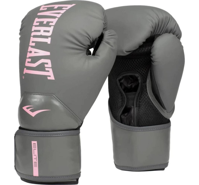 Боксерські рукавиці Everlast ELITE 2 BOXING GLOVES сірий Уні 14 унцій P00003310 14