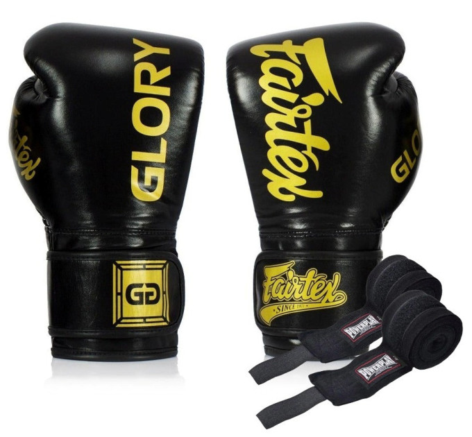 Боксерські рукавиці Fairtex BGVG1 Black 12 унцій (бинти в комплекті) Боксерські рукавиці Fairtex BGVG1 Black 12 унцій (бинти в комплекті)