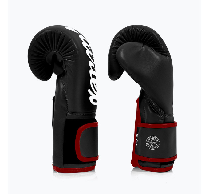 Боксерські рукавиці Fairtex BGV14 Black 14 унцій (бинти в комплекті)