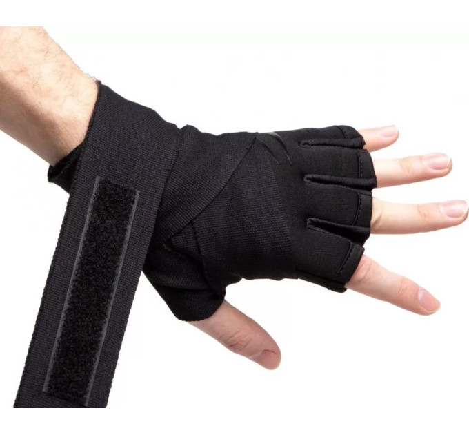 Бинти-рукавички Everlast EVERGEL FAST WRAPS Чорний Уні L (875842-70-8)