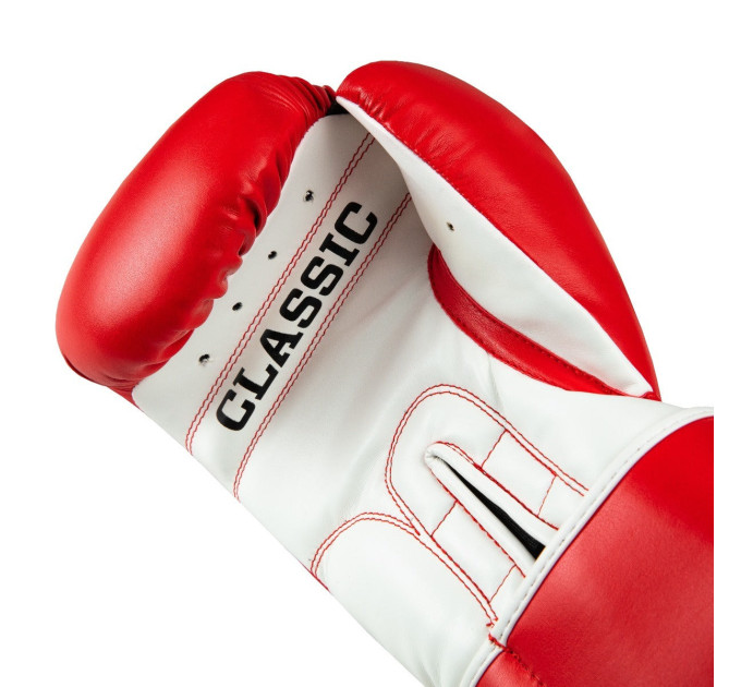 Боксерські рукавиці TITLE Classic Pro Style 3.0 Red/White 12 oz (капа в комплекті)