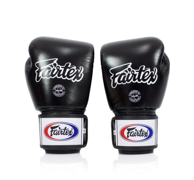 Боксерські рукавиці Fairtex BGV1 Black 12 унцій (бинти в комплекті)
