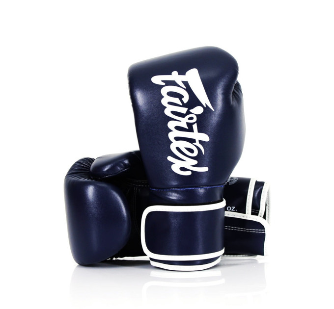 Боксерські рукавиці Fairtex BGV14 Blue 10 унцій (бинти в комплекті)