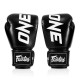 Боксерські рукавиці Fairtex BGV1-ONE (натуральна шкіра) Black 16 унцій (бинти в комплекті)