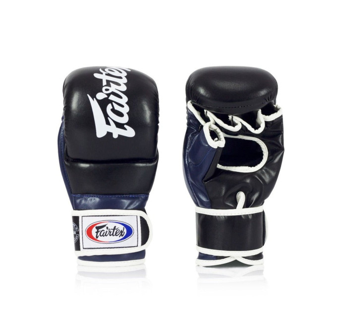 Рукавиці греплінгові для ММА Fairtex FGV18 Black/Blue L