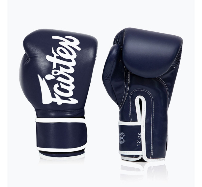 Боксерські рукавиці Fairtex BGV14 Blue 10 унцій (бинти в комплекті)