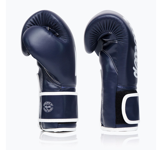 Боксерські рукавиці Fairtex BGV14 Blue 10 унцій (бинти в комплекті)