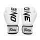 Боксерські рукавиці Fairtex BGV1-ONE (натуральна шкіра) White 10 унцій (бинти в комплекті)