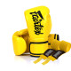 Боксерські рукавиці Fairtex BGV14 Yellow 14 унцій (бинти в комплекті)