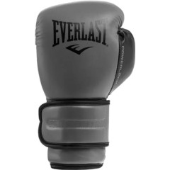 Боксерські рукавиці Everlast POWERLOCK 2R TRAINING GLOVE сірий, чорний Уні 10 унцій P00002304