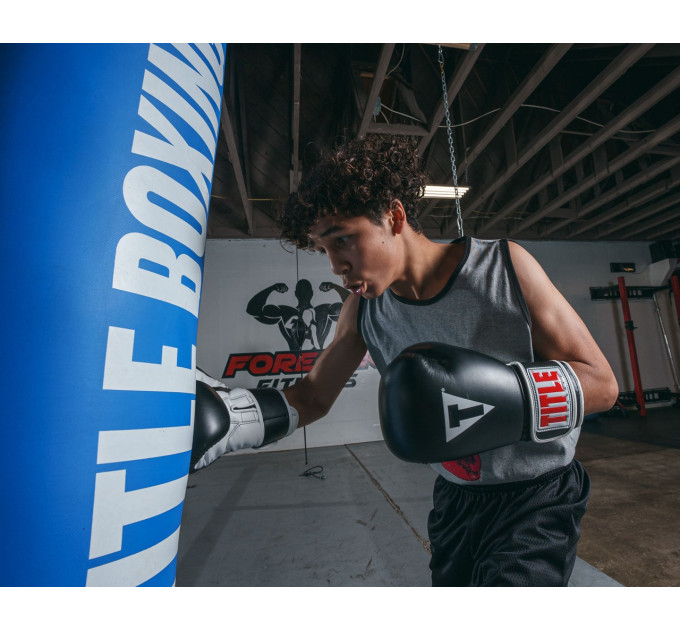 Боксерські рукавиці TITLE Classic Pro Style 3.0 Black/White 14 oz (капа в комплекті)