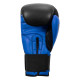 Боксерські рукавиці TITLE Boxing Dynamic Strike Black/Blue 12 oz (бинти 4м. у комплекті)