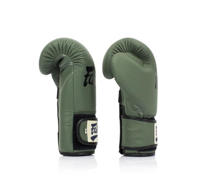 Боксерські рукавиці Fairtex BGV11 Green 16 унцій (бинти в комплекті)